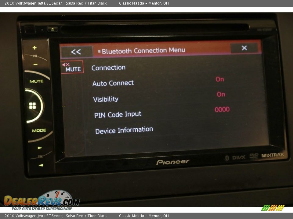 2010 Volkswagen Jetta SE Sedan Salsa Red / Titan Black Photo #12
