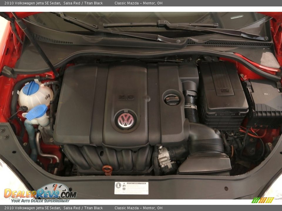 2010 Volkswagen Jetta SE Sedan Salsa Red / Titan Black Photo #18