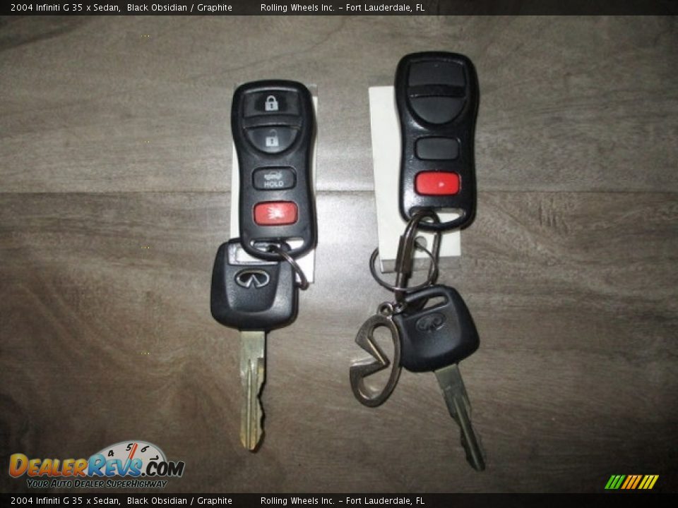 2004 Infiniti G 35 x Sedan Black Obsidian / Graphite Photo #21