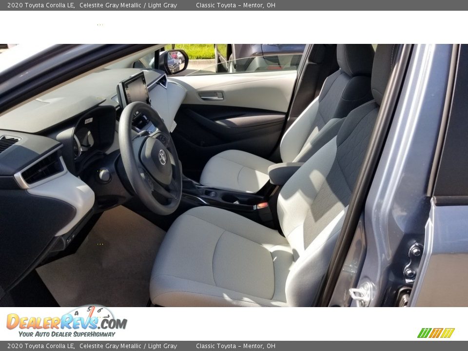 Light Gray Interior - 2020 Toyota Corolla LE Photo #2