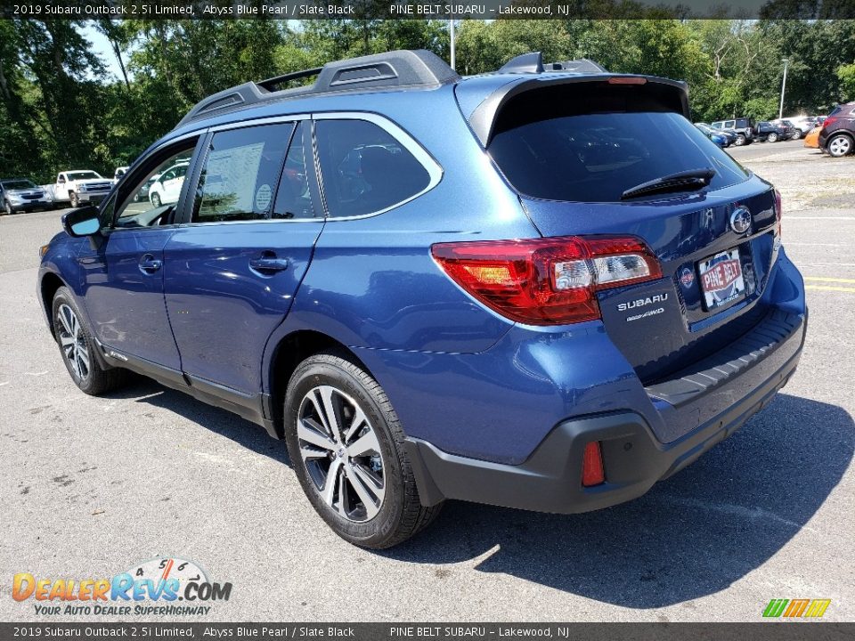 2019 Subaru Outback 2.5i Limited Abyss Blue Pearl / Slate Black Photo #4