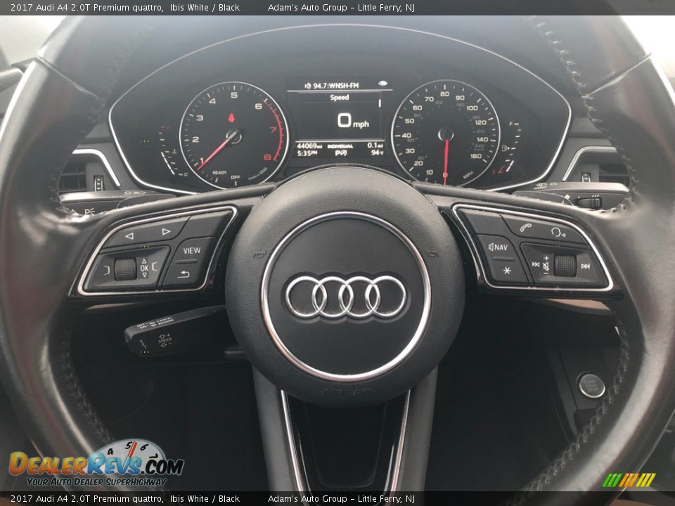 2017 Audi A4 2.0T Premium quattro Ibis White / Black Photo #13