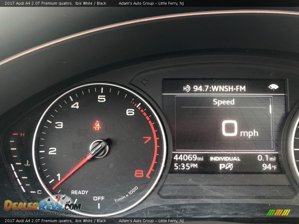 2017 Audi A4 2.0T Premium quattro Ibis White / Black Photo #14