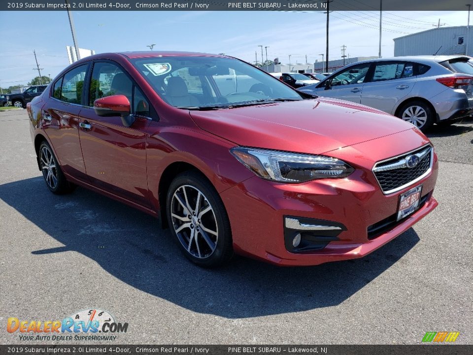 2019 Subaru Impreza 2.0i Limited 4-Door Crimson Red Pearl / Ivory Photo #1