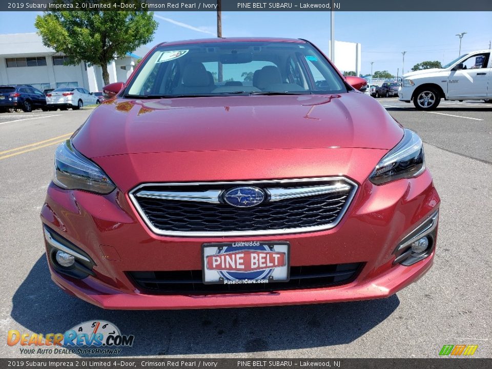 2019 Subaru Impreza 2.0i Limited 4-Door Crimson Red Pearl / Ivory Photo #2