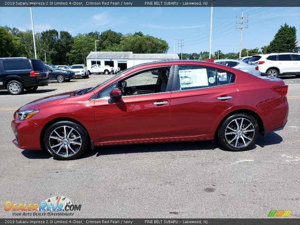 Crimson Red Pearl 2019 Subaru Impreza 2.0i Limited 4-Door Photo #3