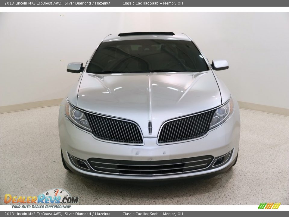 2013 Lincoln MKS EcoBoost AWD Silver Diamond / Hazelnut Photo #2