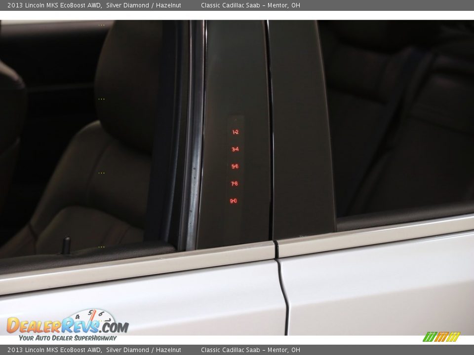 2013 Lincoln MKS EcoBoost AWD Silver Diamond / Hazelnut Photo #4