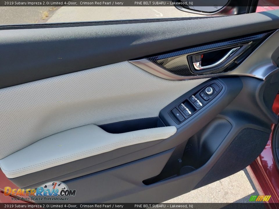 2019 Subaru Impreza 2.0i Limited 4-Door Crimson Red Pearl / Ivory Photo #8