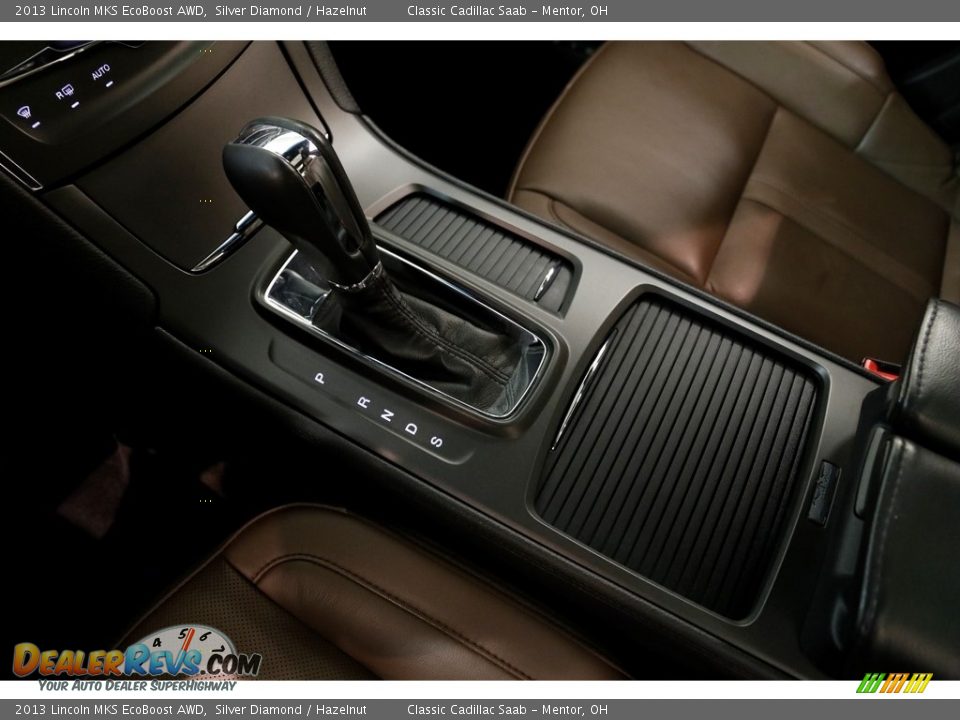 2013 Lincoln MKS EcoBoost AWD Silver Diamond / Hazelnut Photo #17