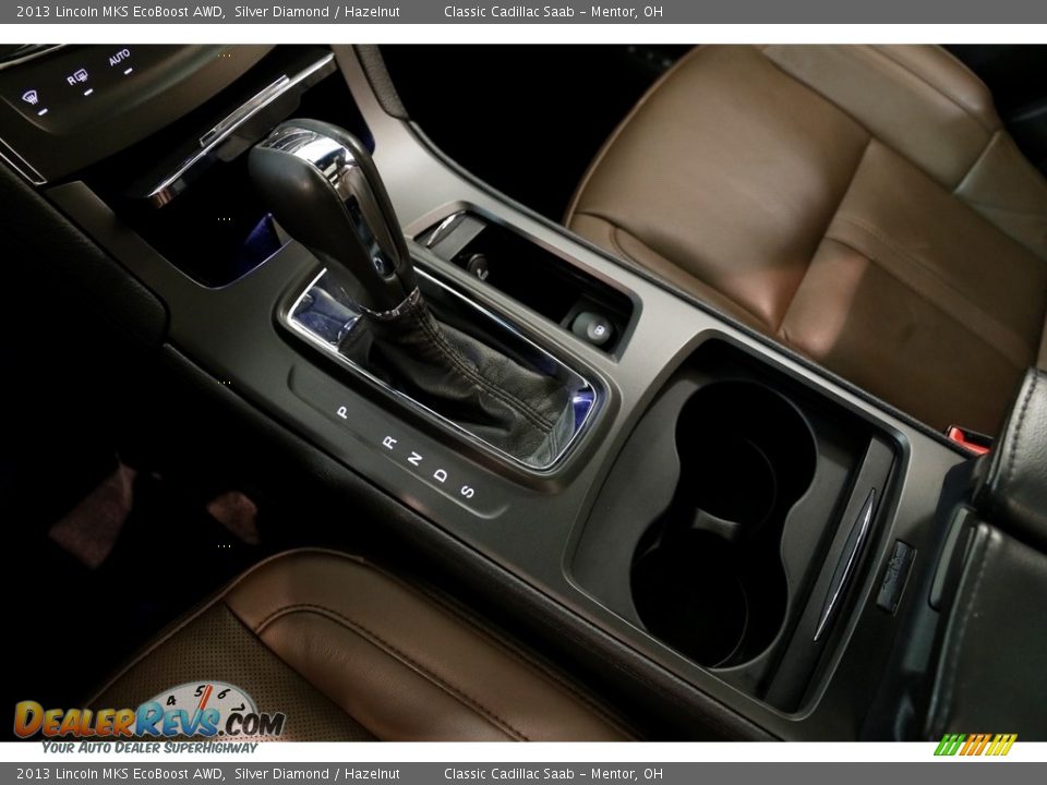 2013 Lincoln MKS EcoBoost AWD Silver Diamond / Hazelnut Photo #18
