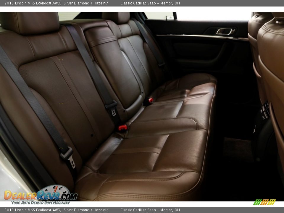 2013 Lincoln MKS EcoBoost AWD Silver Diamond / Hazelnut Photo #20