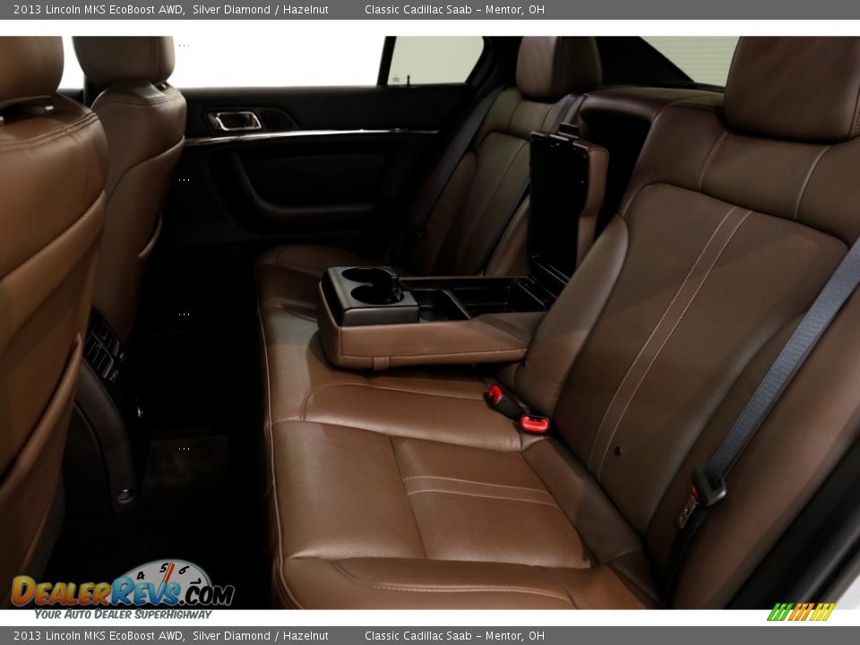 2013 Lincoln MKS EcoBoost AWD Silver Diamond / Hazelnut Photo #22