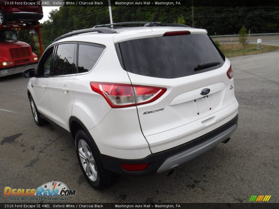 2016 Ford Escape SE 4WD Oxford White / Charcoal Black Photo #9