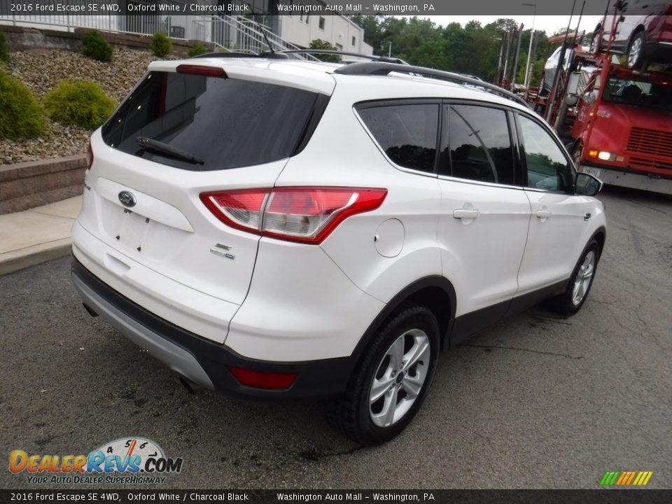 2016 Ford Escape SE 4WD Oxford White / Charcoal Black Photo #11