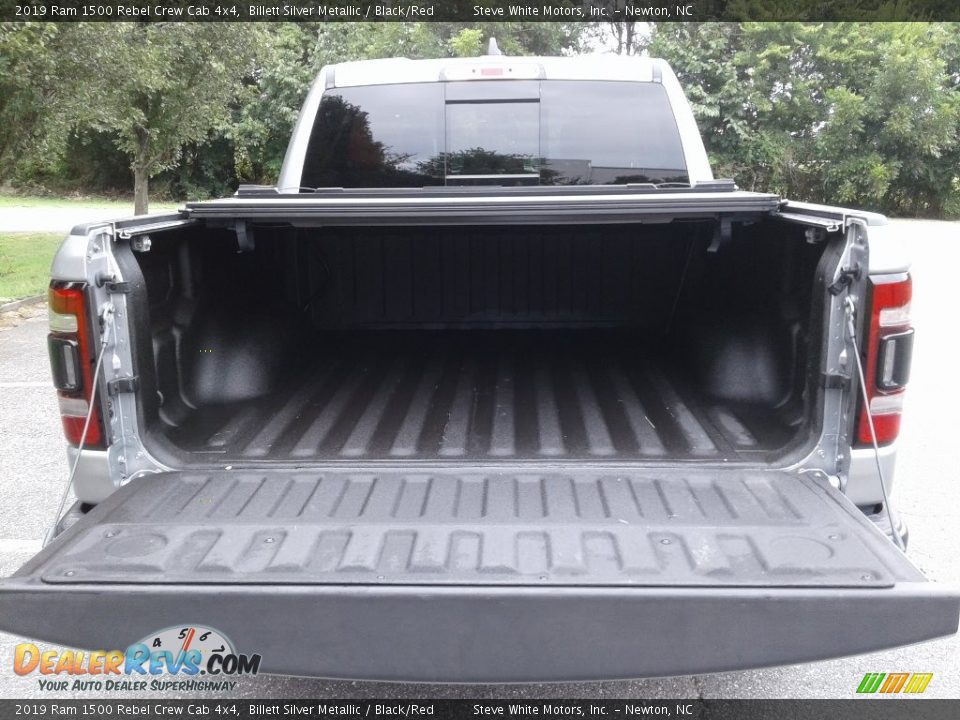 2019 Ram 1500 Rebel Crew Cab 4x4 Billett Silver Metallic / Black/Red Photo #12