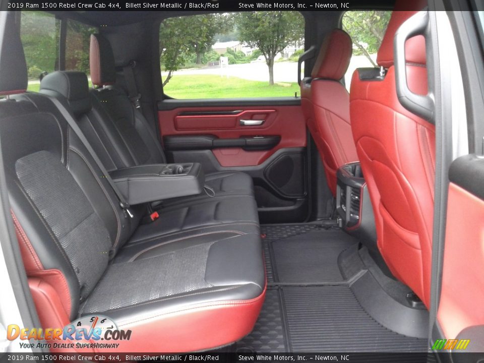 Rear Seat of 2019 Ram 1500 Rebel Crew Cab 4x4 Photo #15
