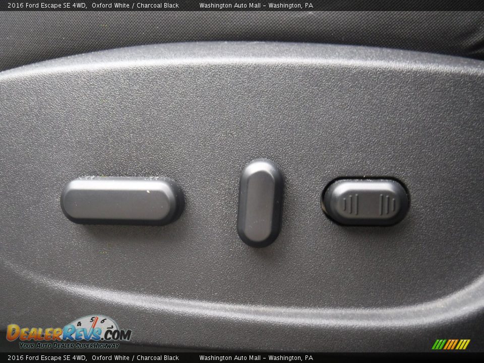 2016 Ford Escape SE 4WD Oxford White / Charcoal Black Photo #16