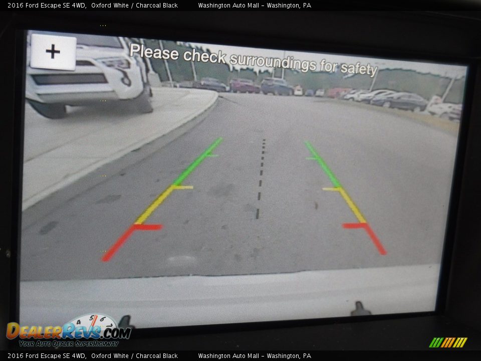 2016 Ford Escape SE 4WD Oxford White / Charcoal Black Photo #20