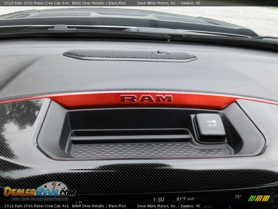 Dashboard of 2019 Ram 1500 Rebel Crew Cab 4x4 Photo #22