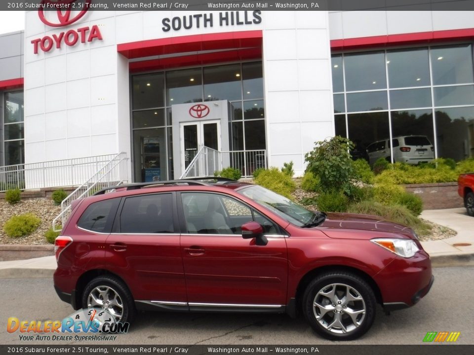 2016 Subaru Forester 2.5i Touring Venetian Red Pearl / Gray Photo #2