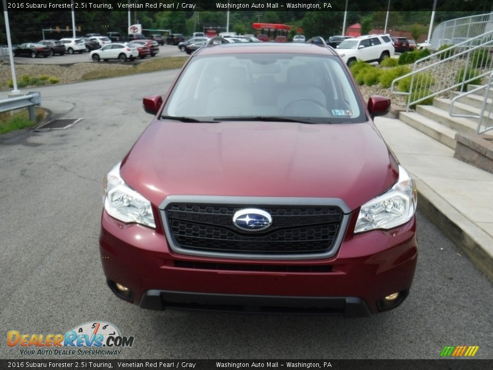 2016 Subaru Forester 2.5i Touring Venetian Red Pearl / Gray Photo #5