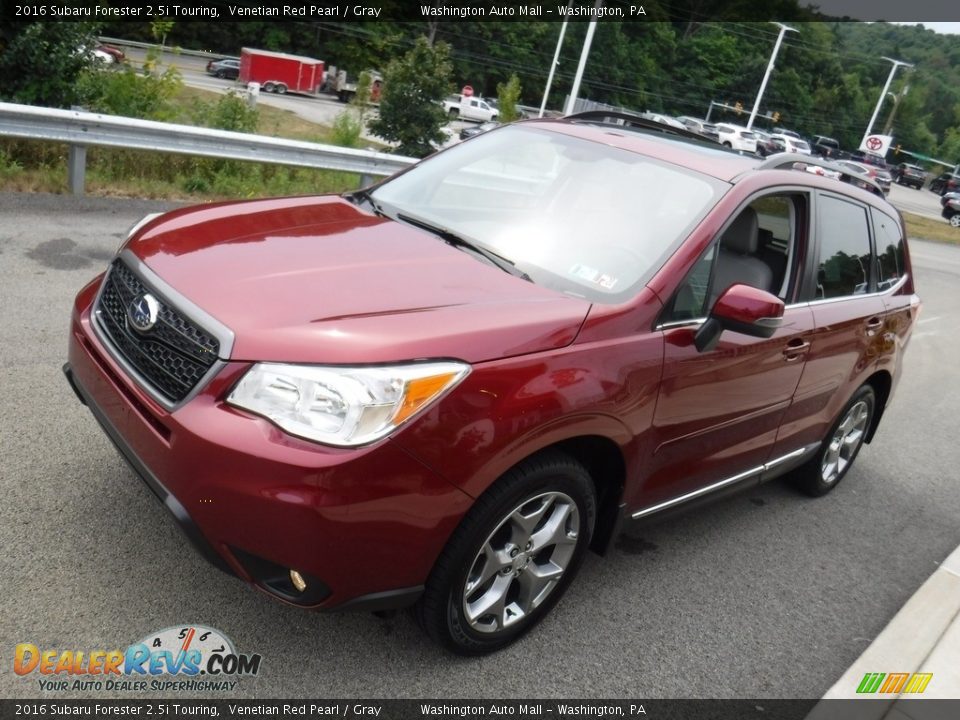 2016 Subaru Forester 2.5i Touring Venetian Red Pearl / Gray Photo #6