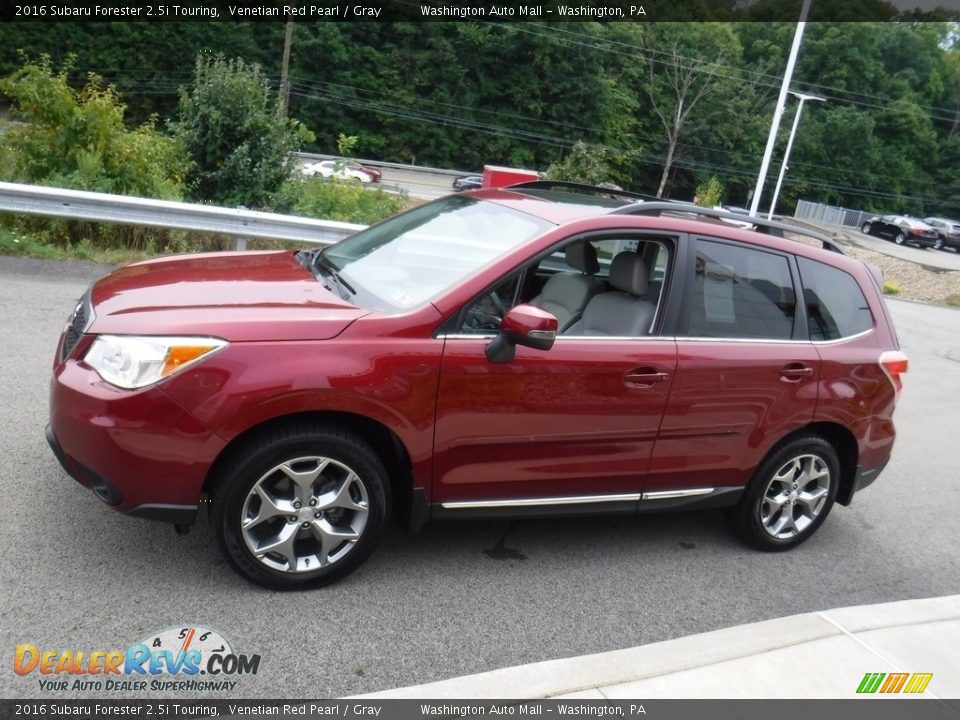 2016 Subaru Forester 2.5i Touring Venetian Red Pearl / Gray Photo #7