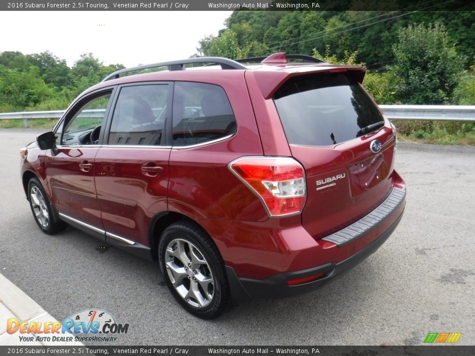 2016 Subaru Forester 2.5i Touring Venetian Red Pearl / Gray Photo #8