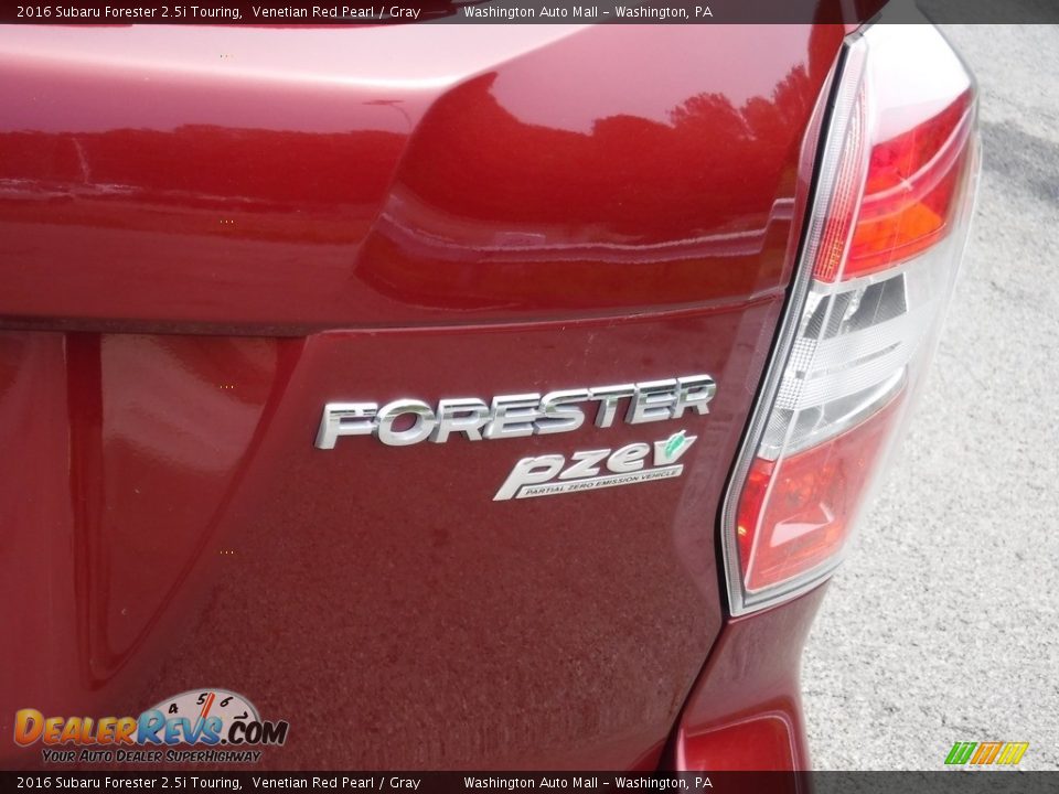2016 Subaru Forester 2.5i Touring Venetian Red Pearl / Gray Photo #11