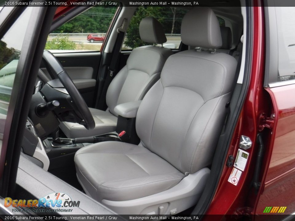 2016 Subaru Forester 2.5i Touring Venetian Red Pearl / Gray Photo #14
