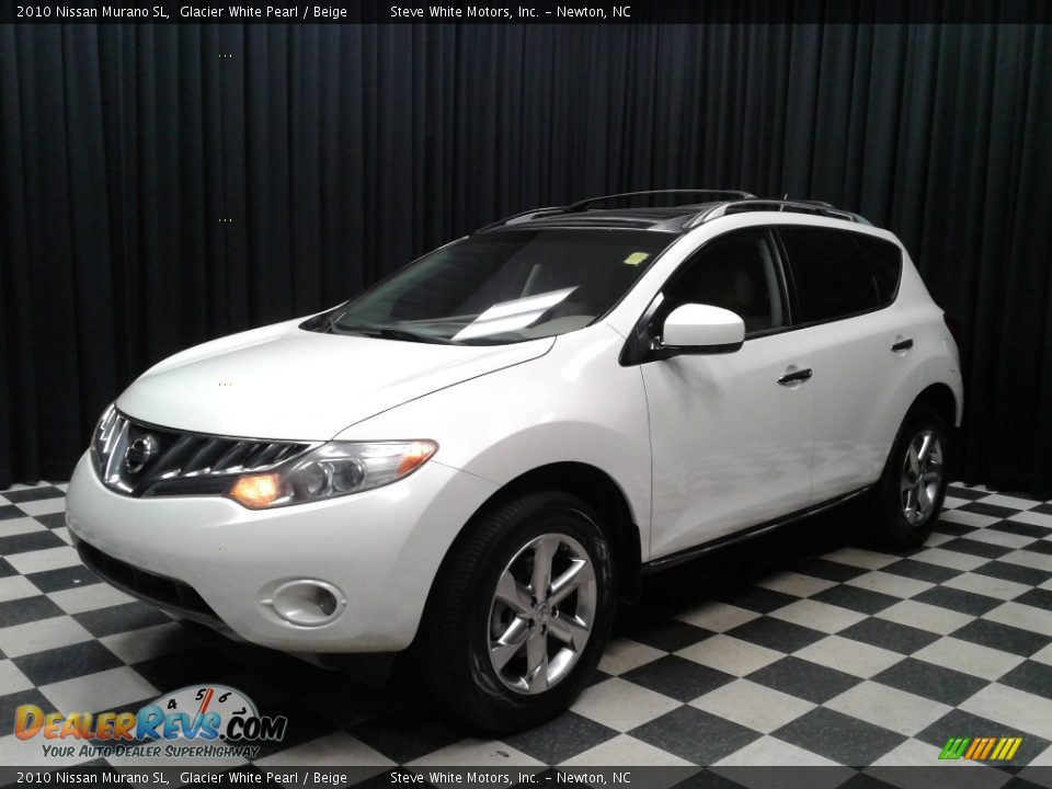 2010 Nissan Murano SL Glacier White Pearl / Beige Photo #2