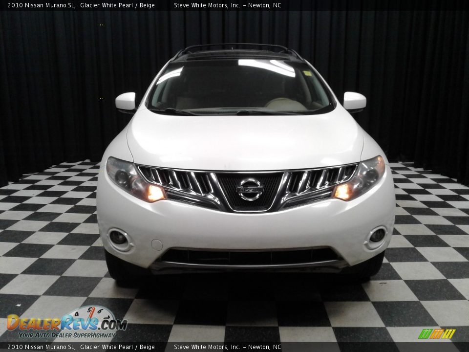 2010 Nissan Murano SL Glacier White Pearl / Beige Photo #3
