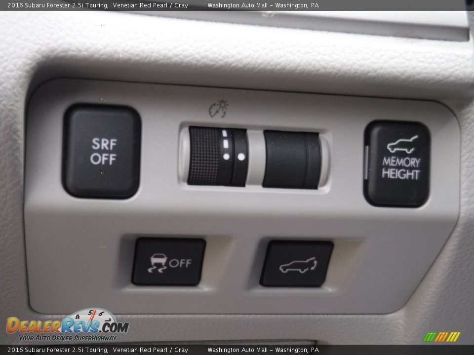 2016 Subaru Forester 2.5i Touring Venetian Red Pearl / Gray Photo #17