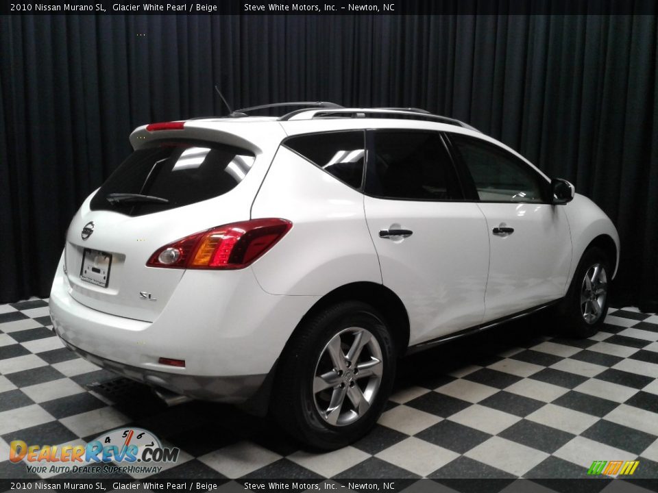 2010 Nissan Murano SL Glacier White Pearl / Beige Photo #6
