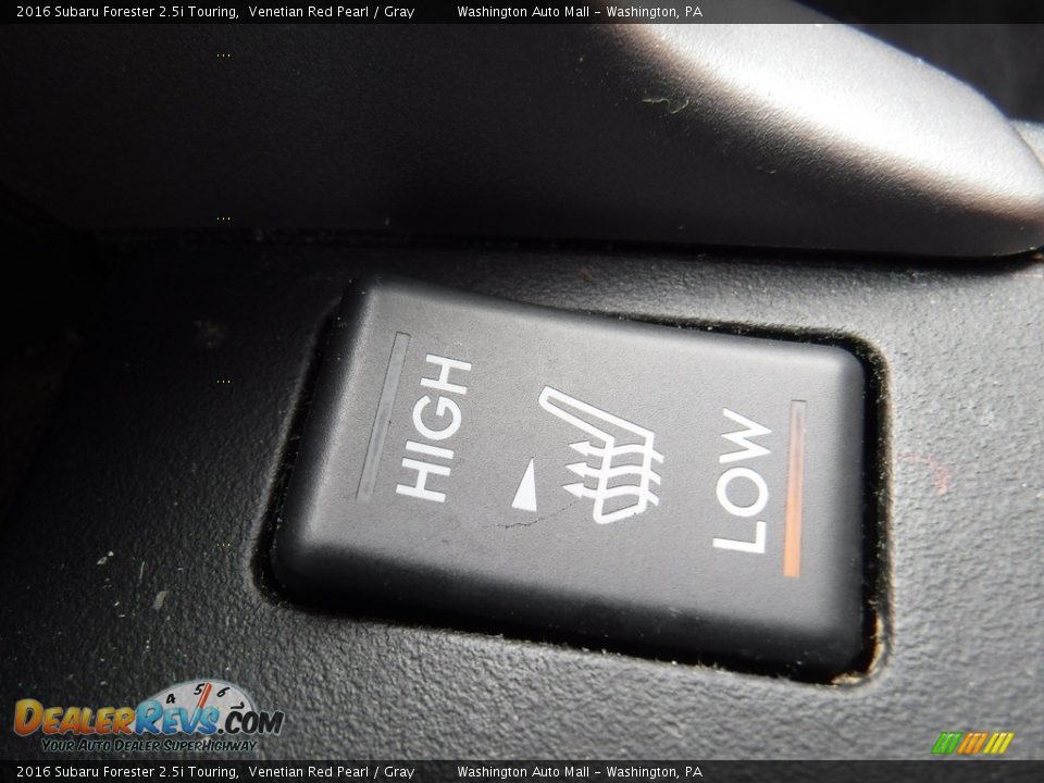2016 Subaru Forester 2.5i Touring Venetian Red Pearl / Gray Photo #22