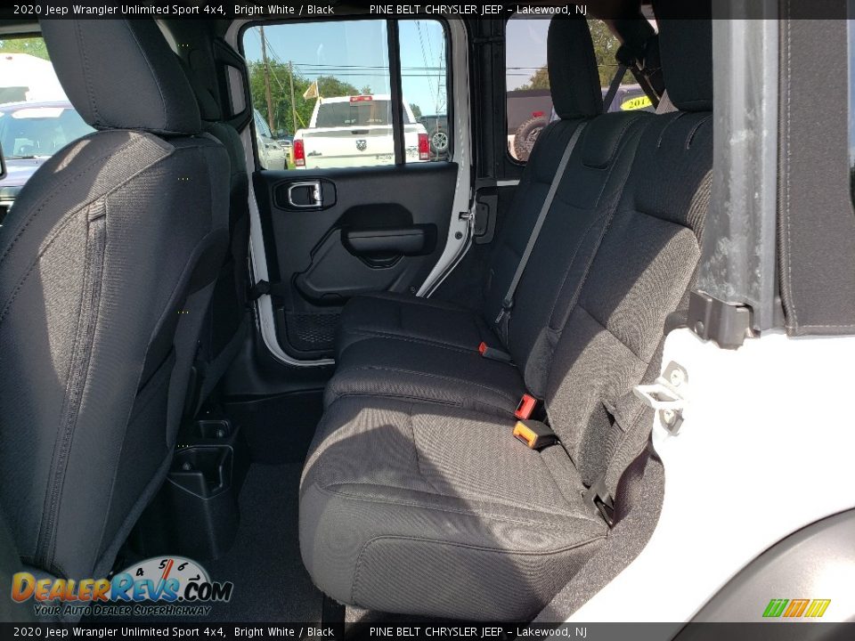 2020 Jeep Wrangler Unlimited Sport 4x4 Bright White / Black Photo #6