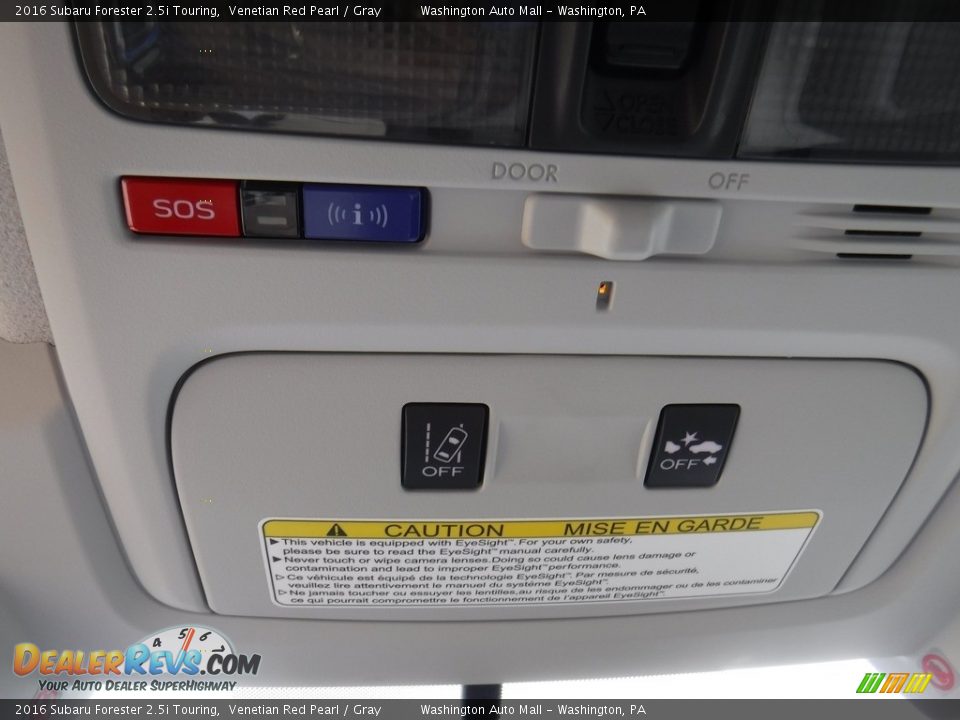 2016 Subaru Forester 2.5i Touring Venetian Red Pearl / Gray Photo #23