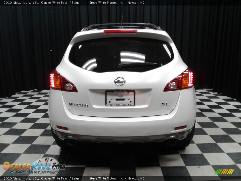 2010 Nissan Murano SL Glacier White Pearl / Beige Photo #7