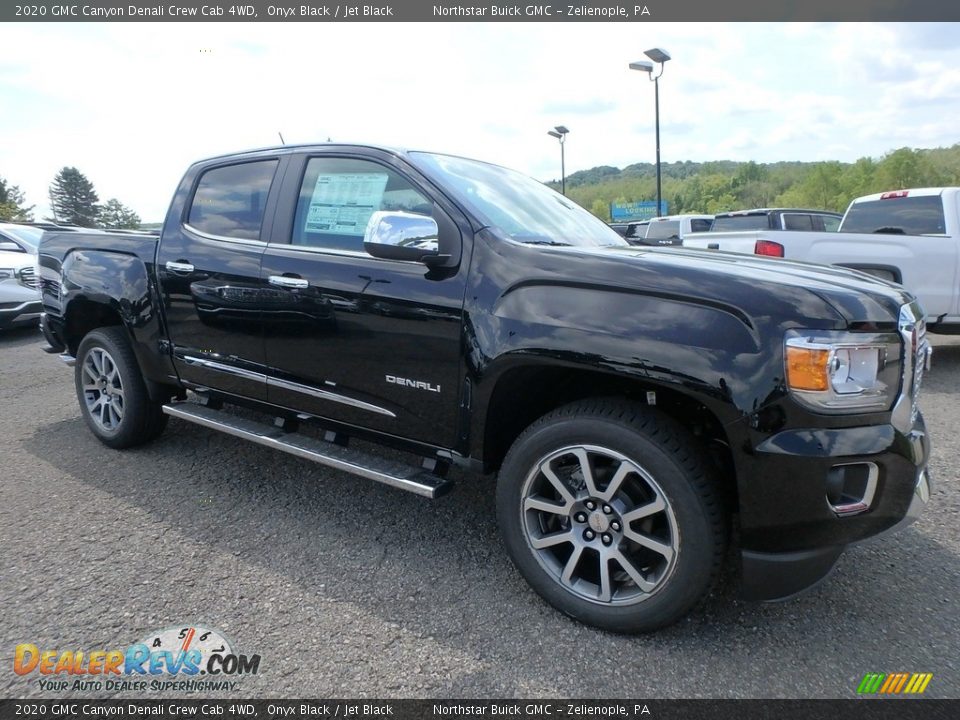 Onyx Black 2020 GMC Canyon Denali Crew Cab 4WD Photo #3