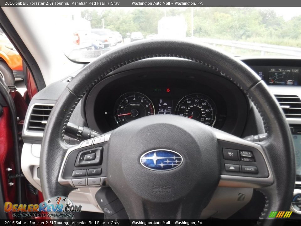 2016 Subaru Forester 2.5i Touring Venetian Red Pearl / Gray Photo #24