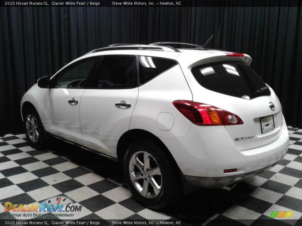 2010 Nissan Murano SL Glacier White Pearl / Beige Photo #8