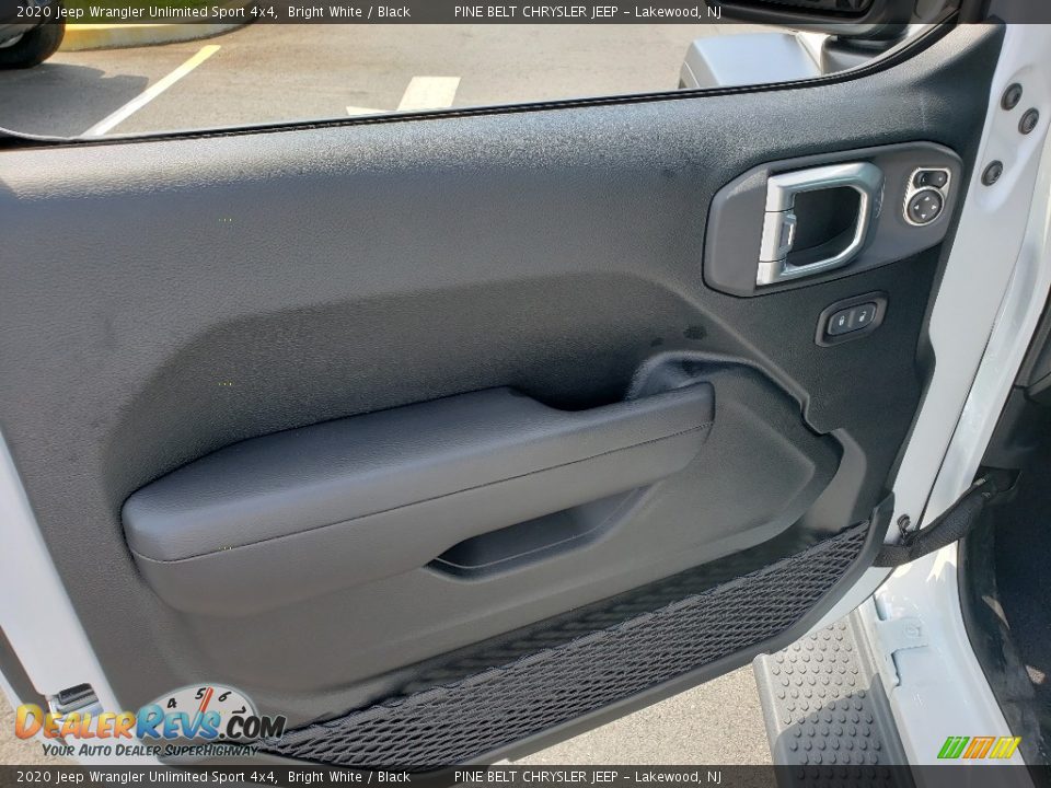 2020 Jeep Wrangler Unlimited Sport 4x4 Bright White / Black Photo #8