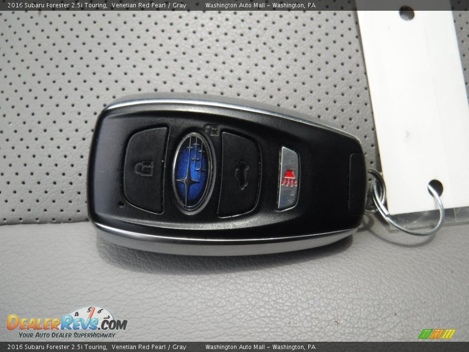 2016 Subaru Forester 2.5i Touring Venetian Red Pearl / Gray Photo #25