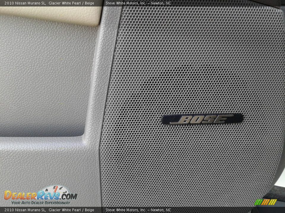 2010 Nissan Murano SL Glacier White Pearl / Beige Photo #10