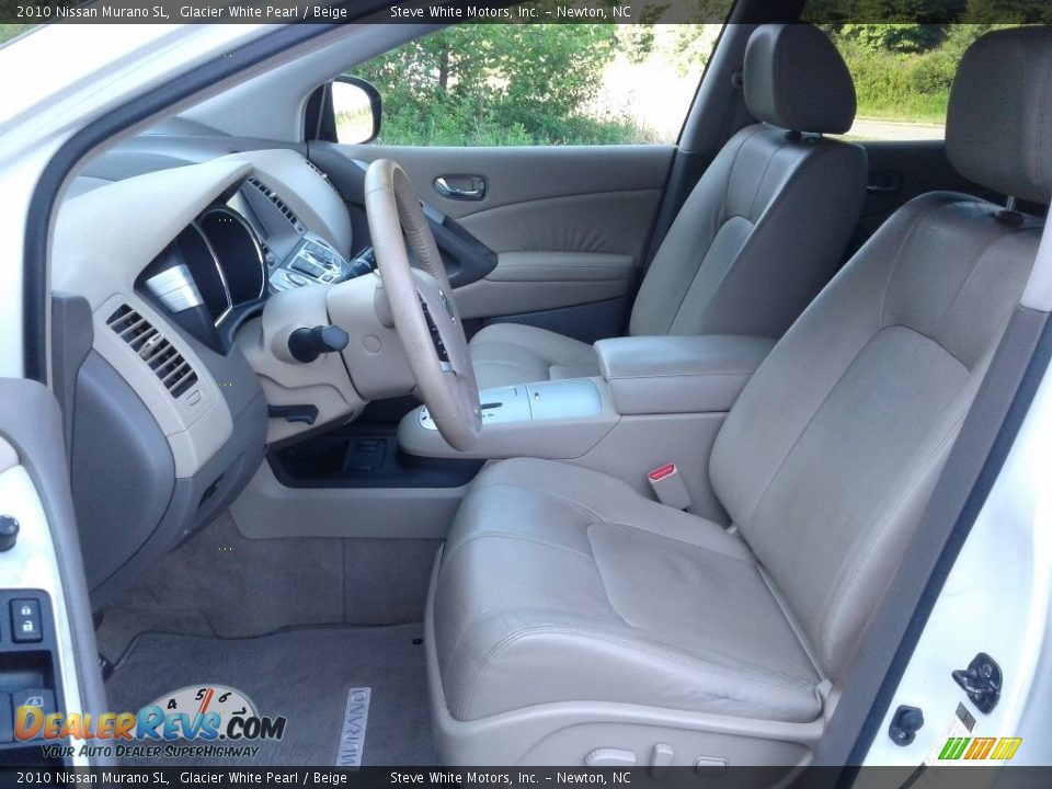 2010 Nissan Murano SL Glacier White Pearl / Beige Photo #11