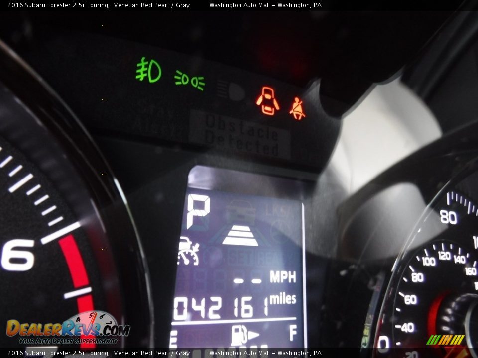 2016 Subaru Forester 2.5i Touring Venetian Red Pearl / Gray Photo #29