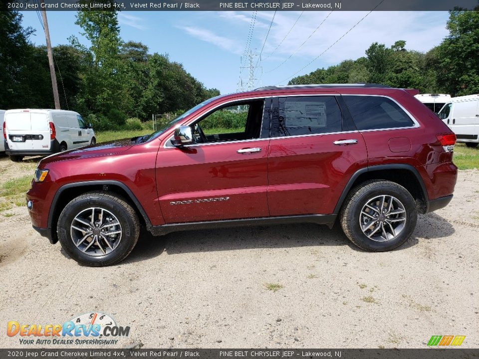 2020 Jeep Grand Cherokee Limited 4x4 Velvet Red Pearl / Black Photo #3