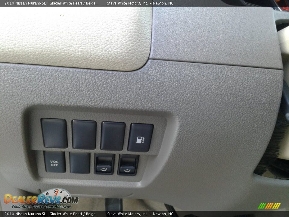 2010 Nissan Murano SL Glacier White Pearl / Beige Photo #16