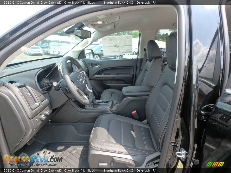 Jet Black Interior - 2020 GMC Canyon Denali Crew Cab 4WD Photo #13